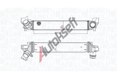MAGNETI MARELLI Chladi� vzduchu intercooler MAG 351319205450, 351319205450