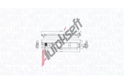 MAGNETI MARELLI Chladi vzduchu intercooler MAG 351319206060, 351319206060