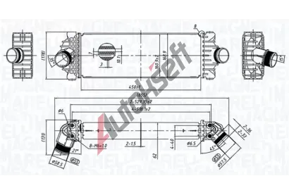 MAGNETI MARELLI Chladi� vzduchu intercooler MAG 351319206230, 351319206230