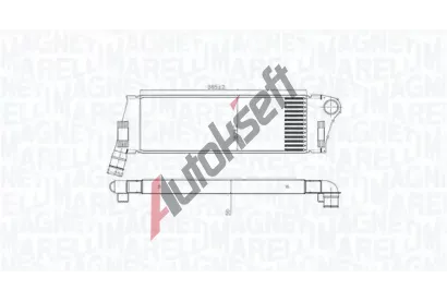 MAGNETI MARELLI Chladi� vzduchu intercooler MAG 351319206240, 351319206240