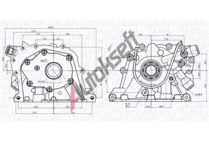 MAGNETI MARELLI Olejov erpadlo MAG 351516000127, 351516000127