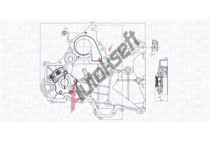 MAGNETI MARELLI Olejové čerpadlo MAG 351516000155, 351516000155 MAGNETI MARELLI Olejové čerpadlo MAG 351516000155, 351516000155
