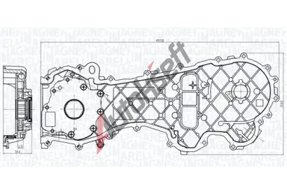 MAGNETI MARELLI Olejové čerpadlo MAG 351516000158, 351516000158 MAGNETI MARELLI Olejové čerpadlo MAG 351516000158, 351516000158