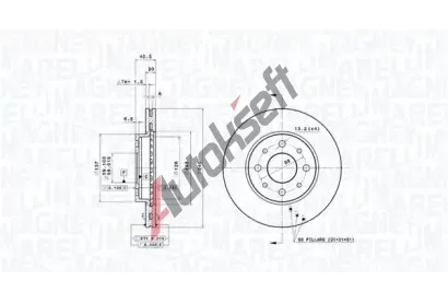 MAGNETI MARELLI Brzdov kotou - 240 mm MAG 360406023700, 360406023700