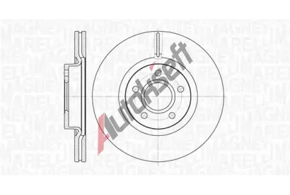 MAGNETI MARELLI Brzdov kotou - 300 mm MAG 361302040134, 361302040134