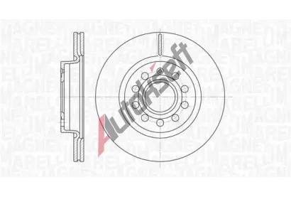 MAGNETI MARELLI Brzdov kotou - 280 mm MAG 361302040152, 361302040152