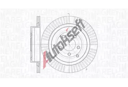 MAGNETI MARELLI Brzdový kotouč - 350 mm MAG 361302040428, 361302040428 MAGNETI MARELLI Brzdový kotouč - 350 mm MAG 361302040428, 361302040428