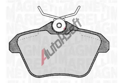 MAGNETI MARELLI Sada brzdovch destiek MAG 363916060111, 363916060111