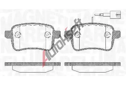 MAGNETI MARELLI Sada brzdovch destiek MAG 363916060129, 363916060129