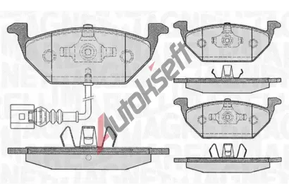 MAGNETI MARELLI Sada brzdov�ch desti�ek MAG 363916060132, 363916060132