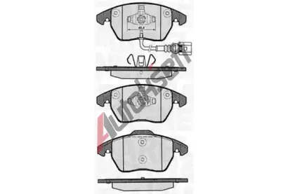 MAGNETI MARELLI Sada brzdovch destiek MAG 363916060135, 363916060135