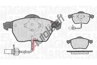 MAGNETI MARELLI Sada brzdovch destiek MAG 363916060142, 363916060142