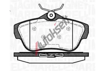 MAGNETI MARELLI Sada brzdovch destiek MAG 363916060194, 363916060194