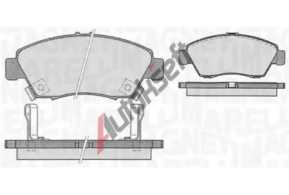 MAGNETI MARELLI Sada brzdovch destiek MAG 363916060275, 363916060275