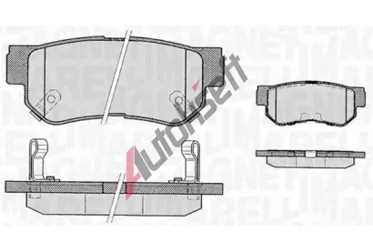 MAGNETI MARELLI Sada brzdovch destiek MAG 363916060278, 363916060278