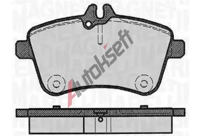 MAGNETI MARELLI Sada brzdovch destiek MAG 363916060302, 363916060302