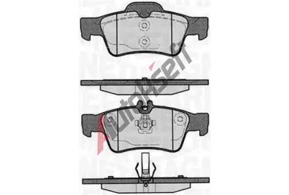 MAGNETI MARELLI Sada brzdovch destiek MAG 363916060316, 363916060316