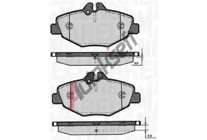 MAGNETI MARELLI Sada brzdovch destiek MAG 363916060318, 363916060318