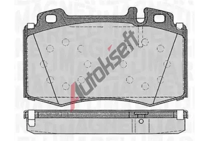 MAGNETI MARELLI Sada brzdovch destiek MAG 363916060320, 363916060320
