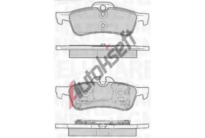 MAGNETI MARELLI Sada brzdovch destiek MAG 363916060331, 363916060331