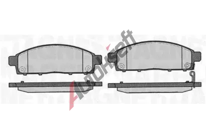 MAGNETI MARELLI Sada brzdovch destiek MAG 363916060337, 363916060337
