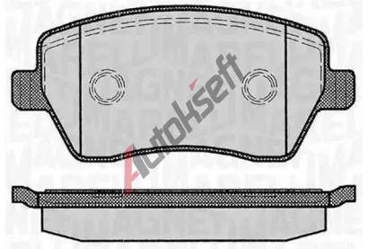 MAGNETI MARELLI Sada brzdovch destiek MAG 363916060347, 363916060347