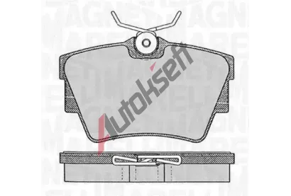 MAGNETI MARELLI Sada brzdovch destiek MAG 363916060370, 363916060370