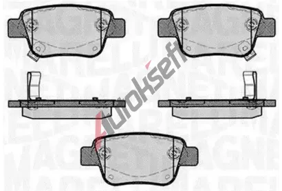 MAGNETI MARELLI Sada brzdovch destiek MAG 363916060403, 363916060403
