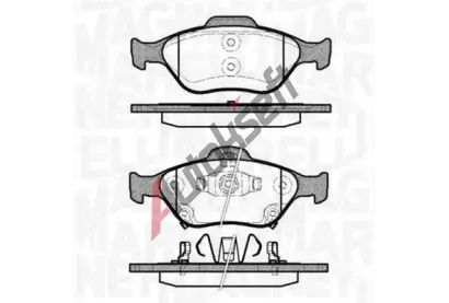 MAGNETI MARELLI Sada brzdov�ch desti�ek MAG 363916060404, PF0404