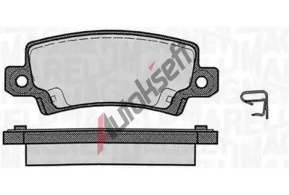 MAGNETI MARELLI Sada brzdovch destiek MAG 363916060407, 363916060407