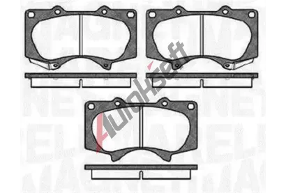 MAGNETI MARELLI Sada brzdovch destiek MAG 363916060409, 363916060409