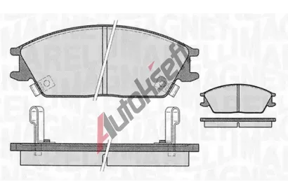 MAGNETI MARELLI Sada brzdovch destiek MAG 363916060459, 363916060459