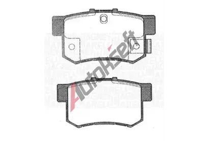 MAGNETI MARELLI Sada brzdovch destiek MAG 363916060462, 363916060462