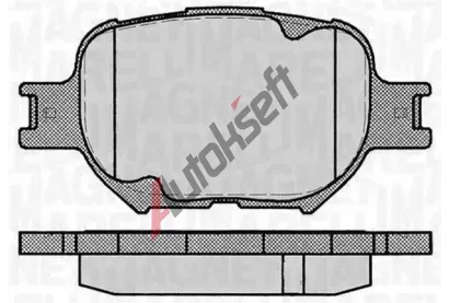 MAGNETI MARELLI Sada brzdovch destiek MAG 363916060493, 363916060493