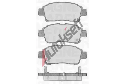 MAGNETI MARELLI Sada brzdovch destiek MAG 363916060533, 363916060533