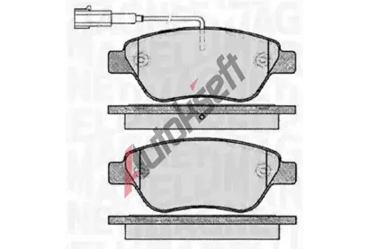 MAGNETI MARELLI Sada brzdovch destiek MAG 363916060560, PF0560
