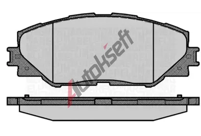 MAGNETI MARELLI Sada brzdovch destiek MAG 363916060632, 363916060632