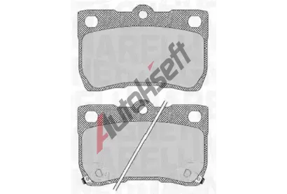 MAGNETI MARELLI Sada brzdovch destiek MAG 363916060638, 363916060638