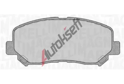MAGNETI MARELLI Sada brzdových destiček MAG 363916060710, 363916060710 MAGNETI MARELLI Sada brzdových destiček MAG 363916060710, 363916060710