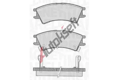 MAGNETI MARELLI Sada brzdovch destiek MAG 363916060800, 363916060800