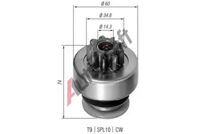 MAGNETI MARELLI Pastorek - startr MAG 940113020071, 940113020071