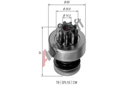 MAGNETI MARELLI Pastorek - startr MAG 940113020102, 940113020102