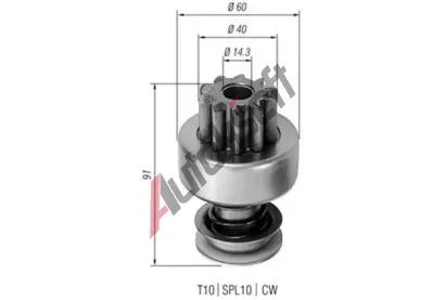 MAGNETI MARELLI Pastorek startru MAG 940113020120, 940113020120