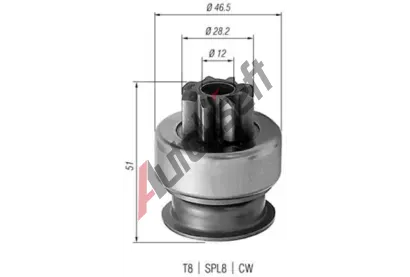 MAGNETI MARELLI Pastorek - startr MAG 940113020176, 940113020176