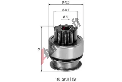 MAGNETI MARELLI Pastorek startru MAG 940113020177, 940113020177