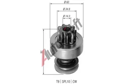 MAGNETI MARELLI Pastorek startru MAG 940113020204, 940113020204