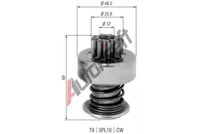 MAGNETI MARELLI Pastorek - startr MAG 940113020278, 940113020278