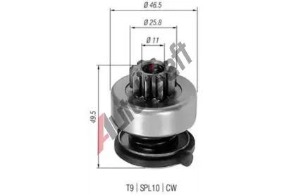 MAGNETI MARELLI Pastorek - startr MAG 940113020301, 940113020301