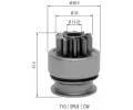 Pastorek startru MAGNETI MARELLI ‐ MAG 940113020348