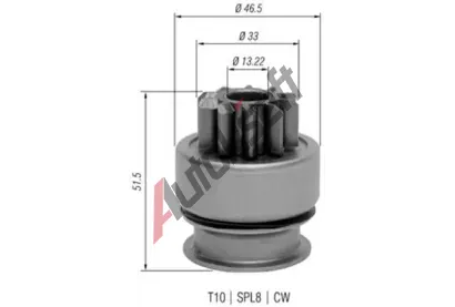 MAGNETI MARELLI Pastorek - startr MAG 940113020348, 940113020348